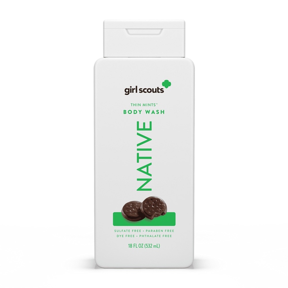 Native Girl Scout cookie thin mint body wash discontinued scent gourmand